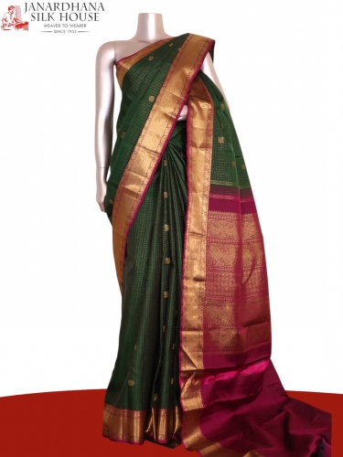 Pure Handloom Kanjeevaram Silk Saree